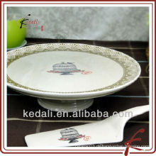 Heiße Art-populäre keramische Kuchen-Platten-Frucht-Platte